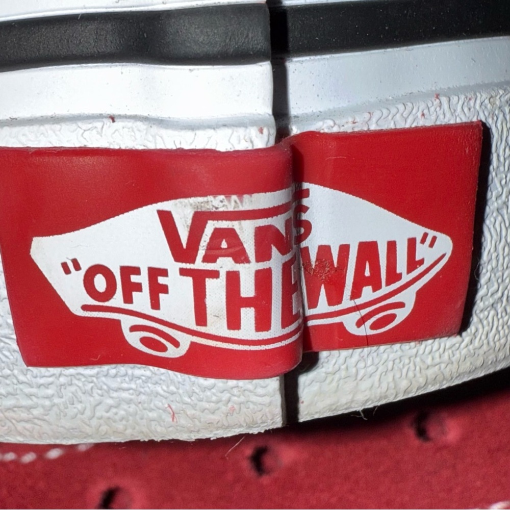 VANS-“OldSkool” Sued Red/Red Checkered- Deluxe Comfort Ortholite 500714 *RARE* - Picture 8 of 11